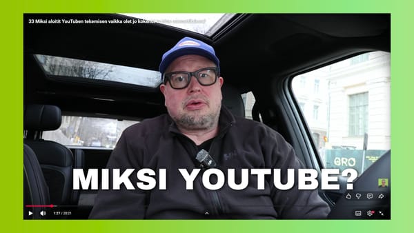 Miksi TV-alan ammattilainen panostaa nyt YouTubeen? – "Oikoteitä onneen ei ole"